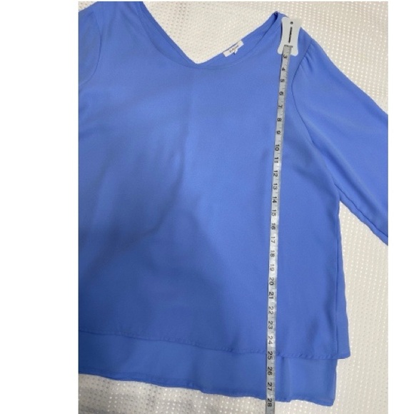 Pleione Women's Periwinkle Blue Blouse L - Picture 3 of 10